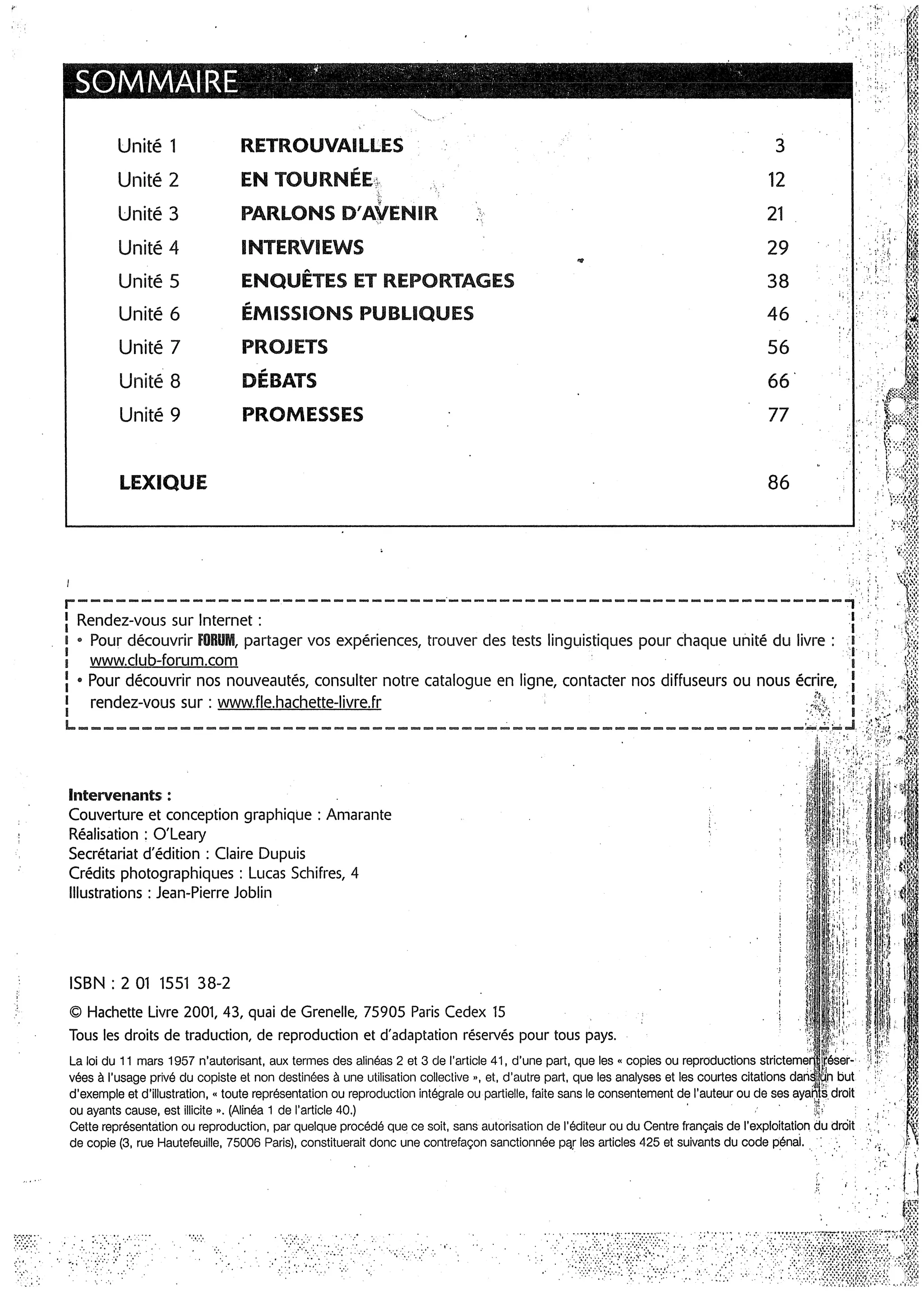 Forum cahier de exercises 2