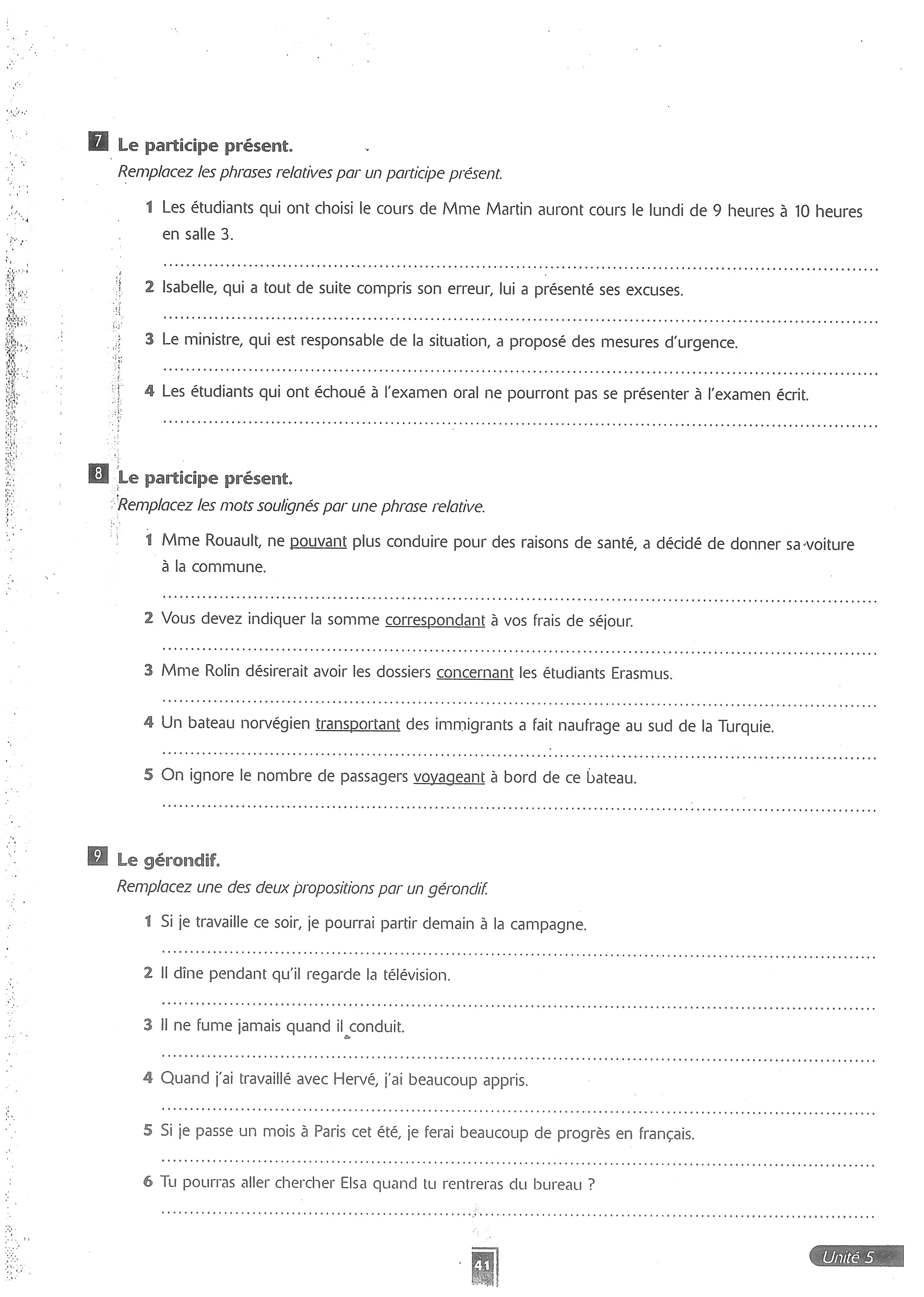 Forum cahier de exercises 2