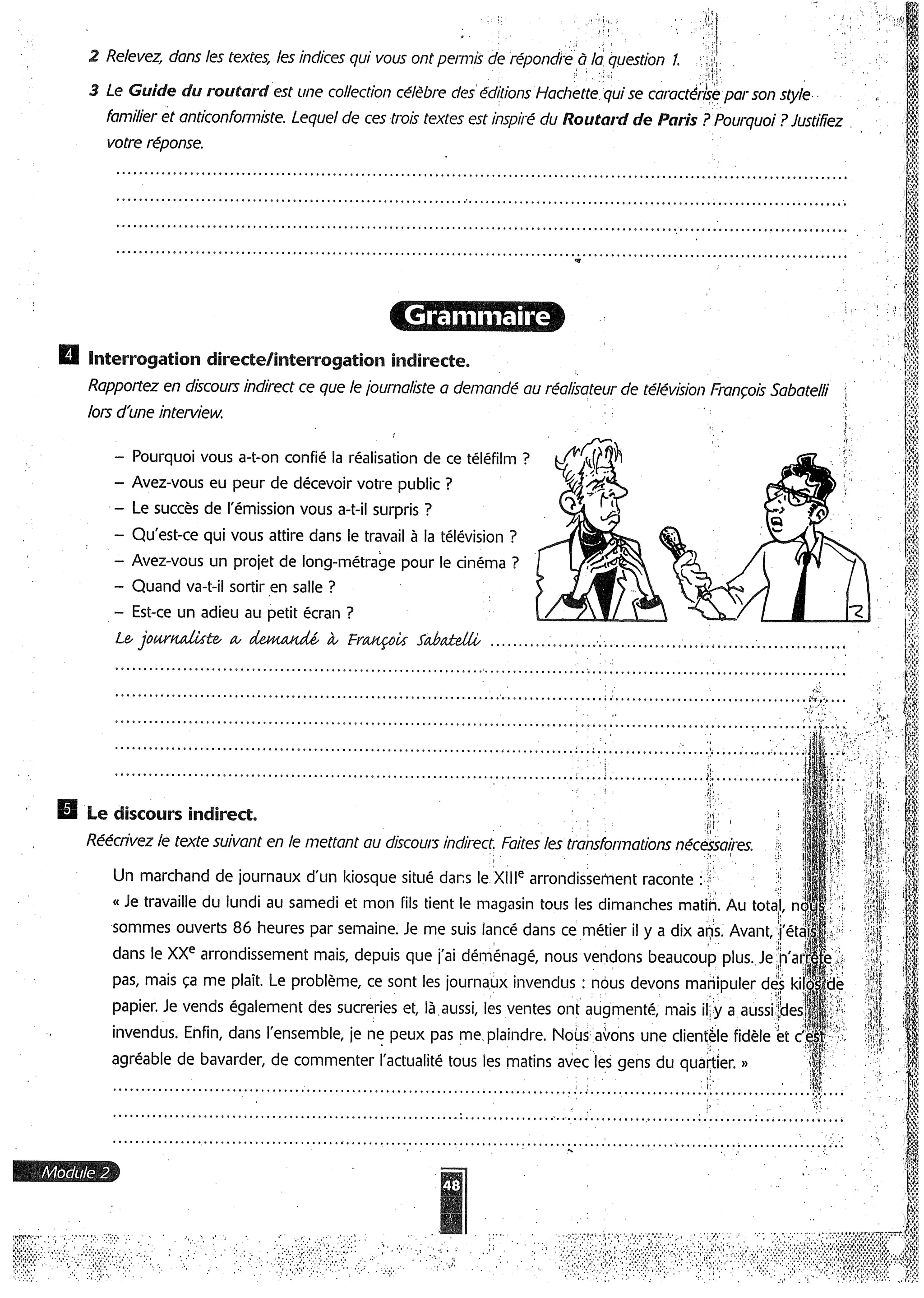 Forum cahier de exercises 2