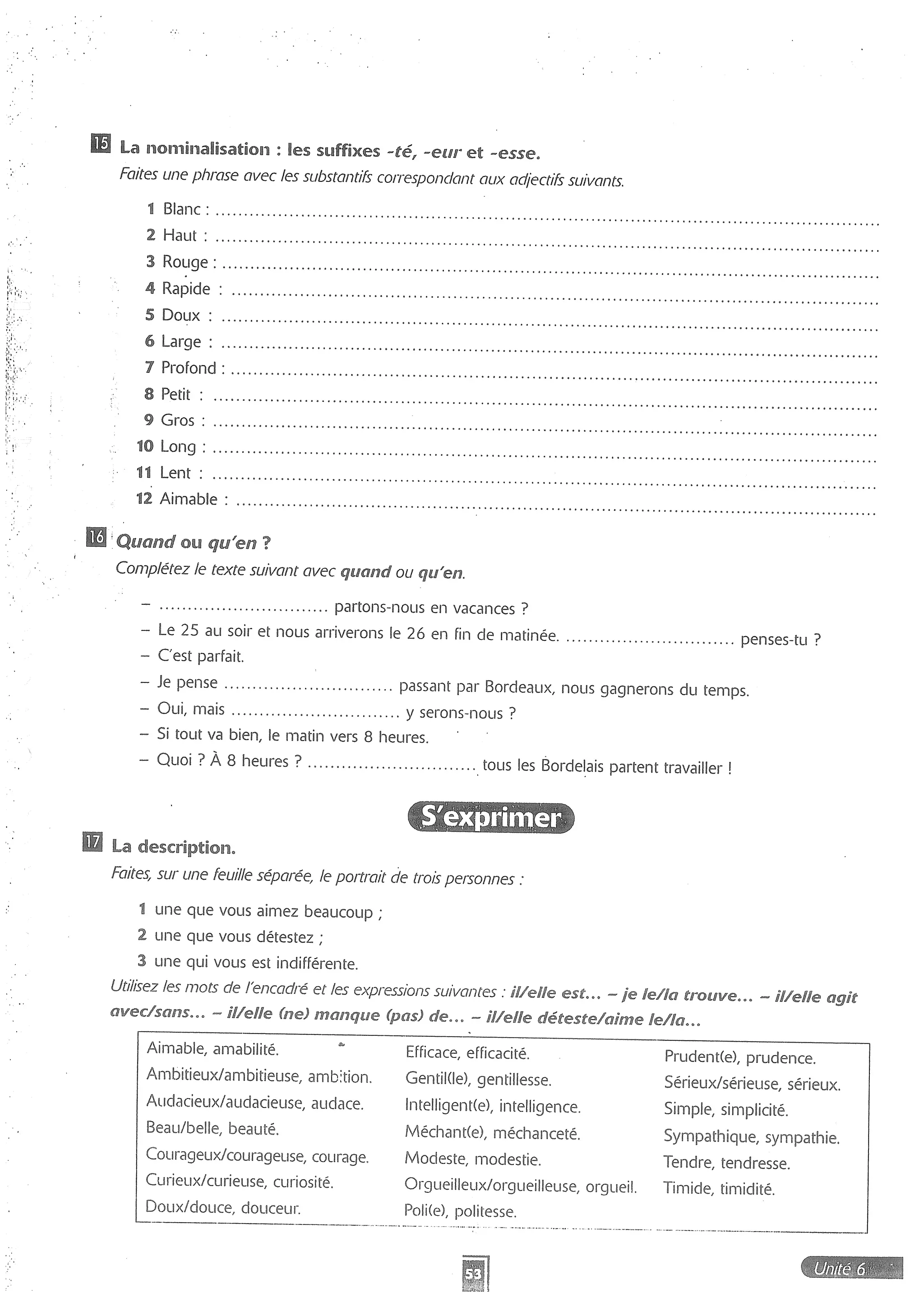 Forum cahier de exercises 2