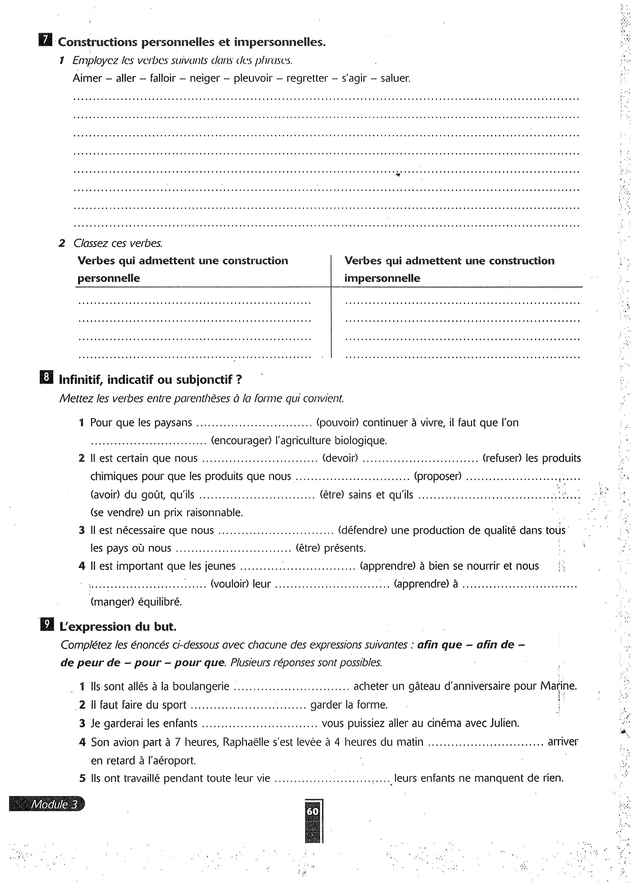 Forum cahier de exercises 2