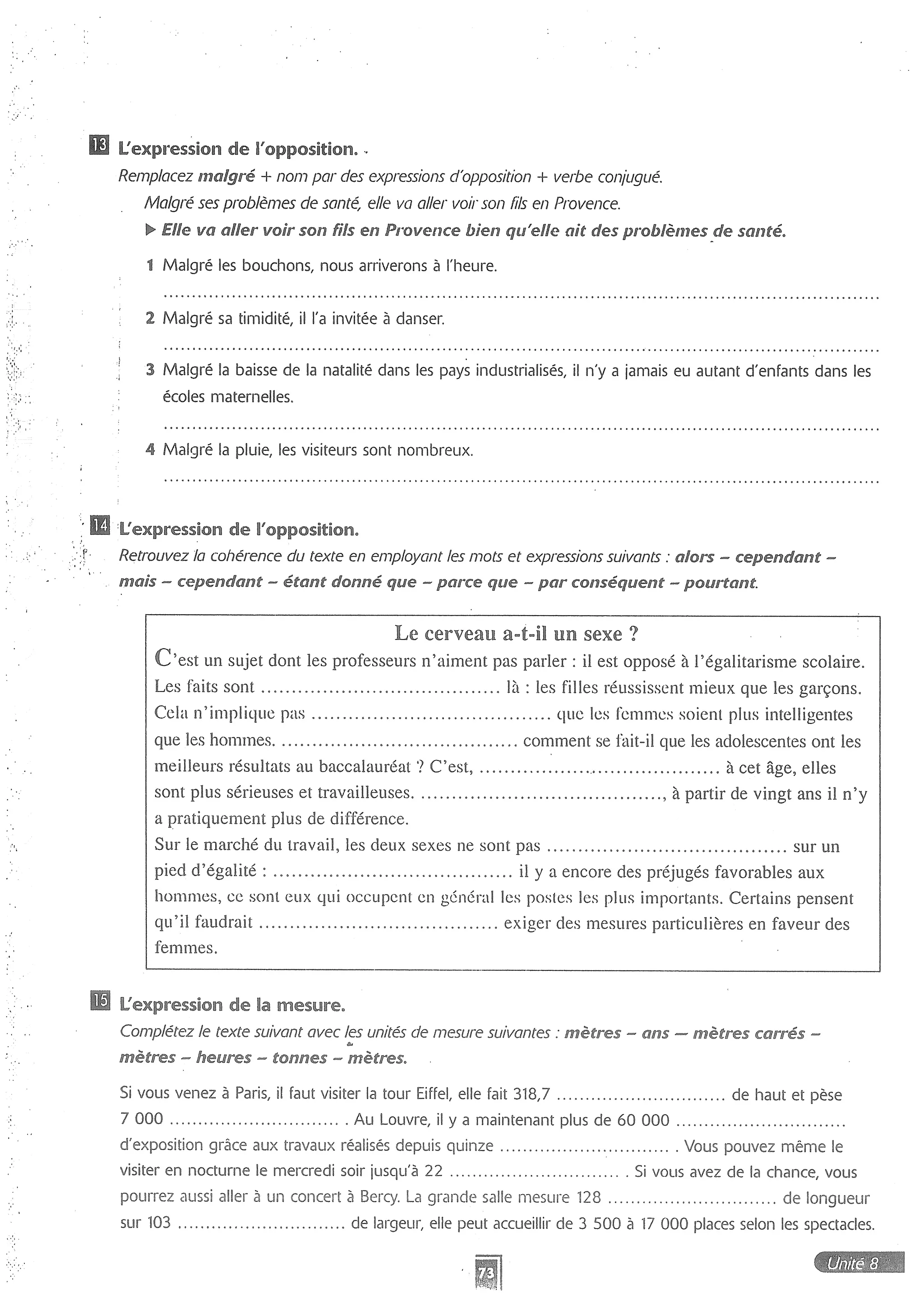 Forum cahier de exercises 2