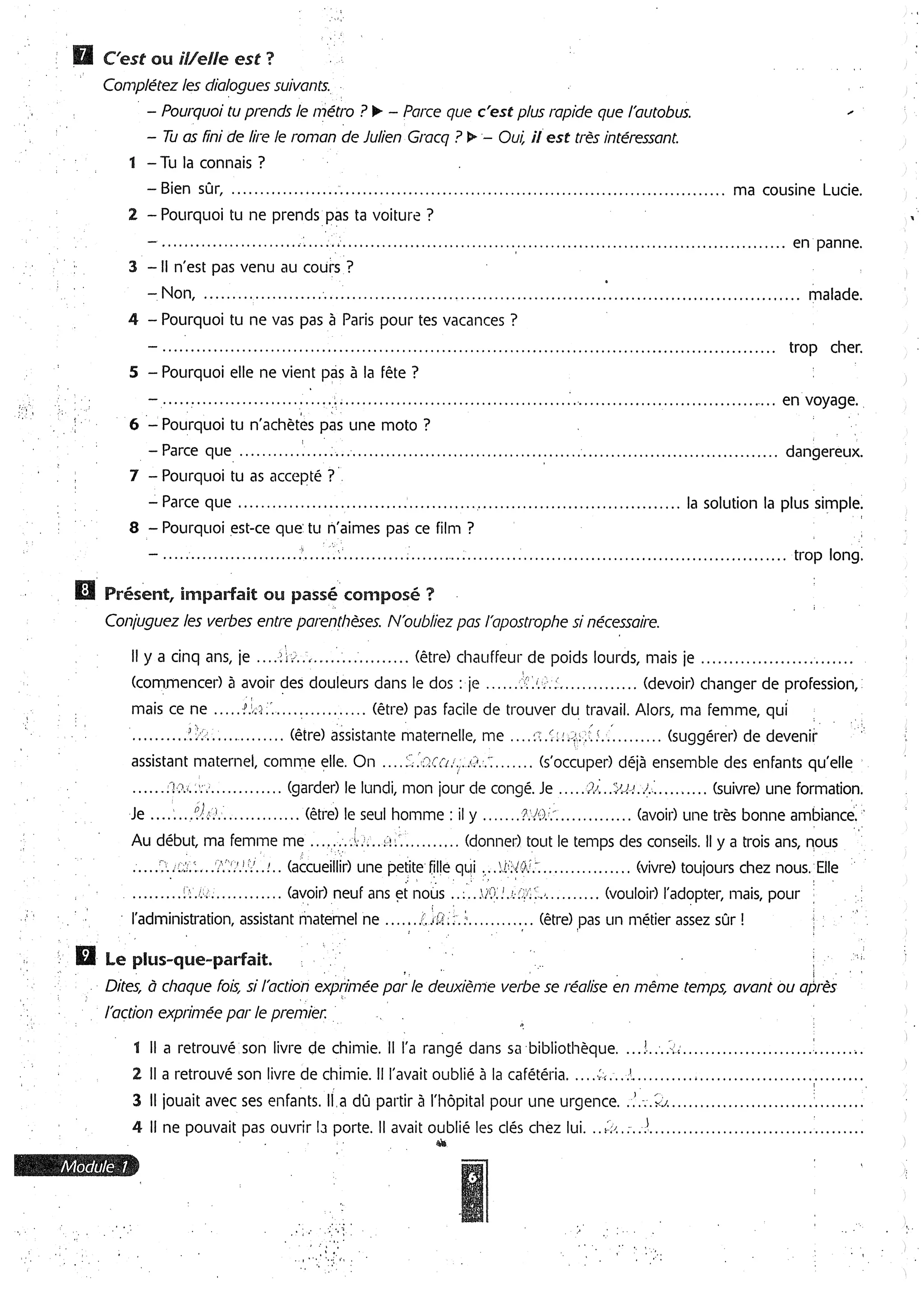 Forum cahier de exercises 2
