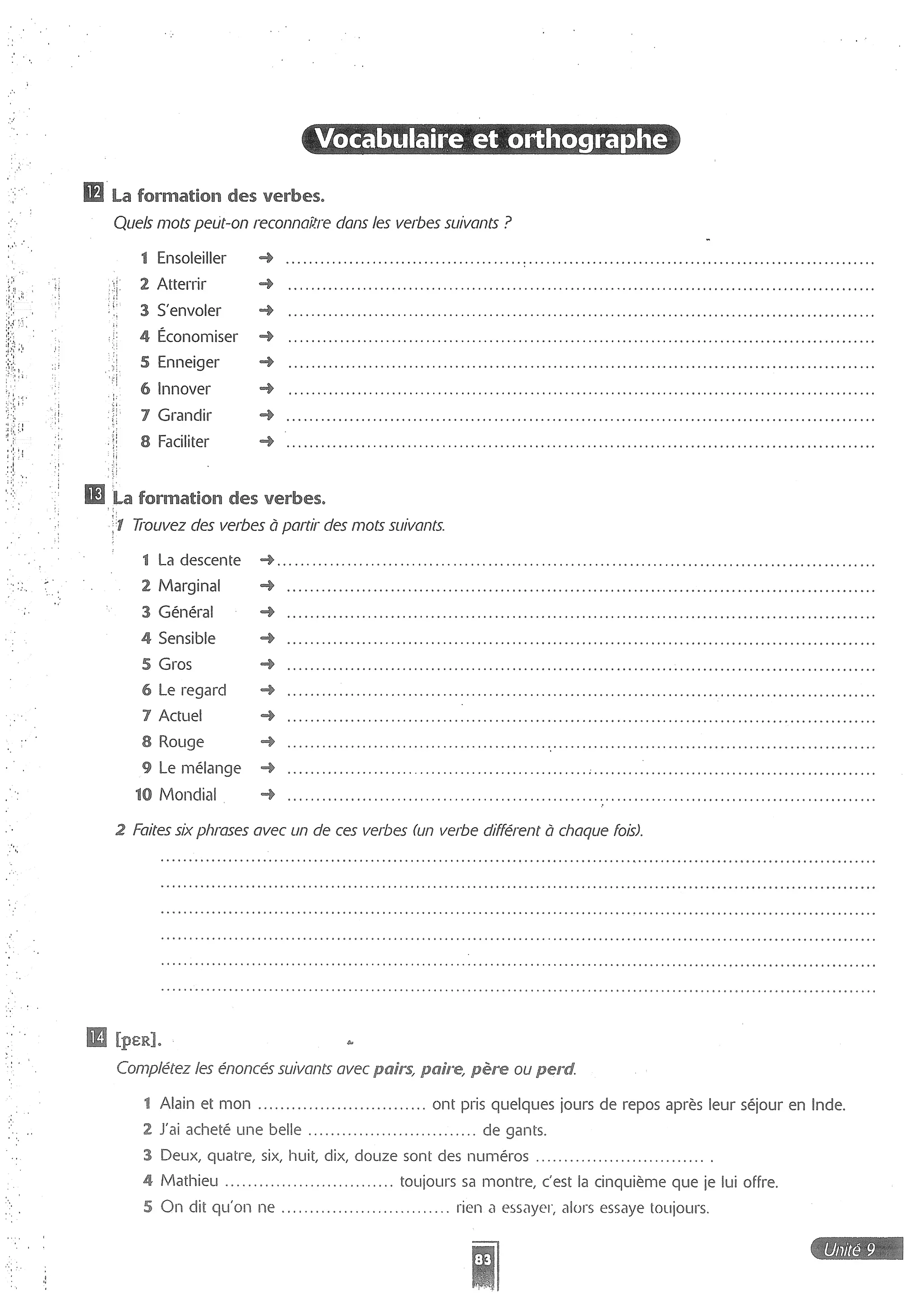 Forum cahier de exercises 2