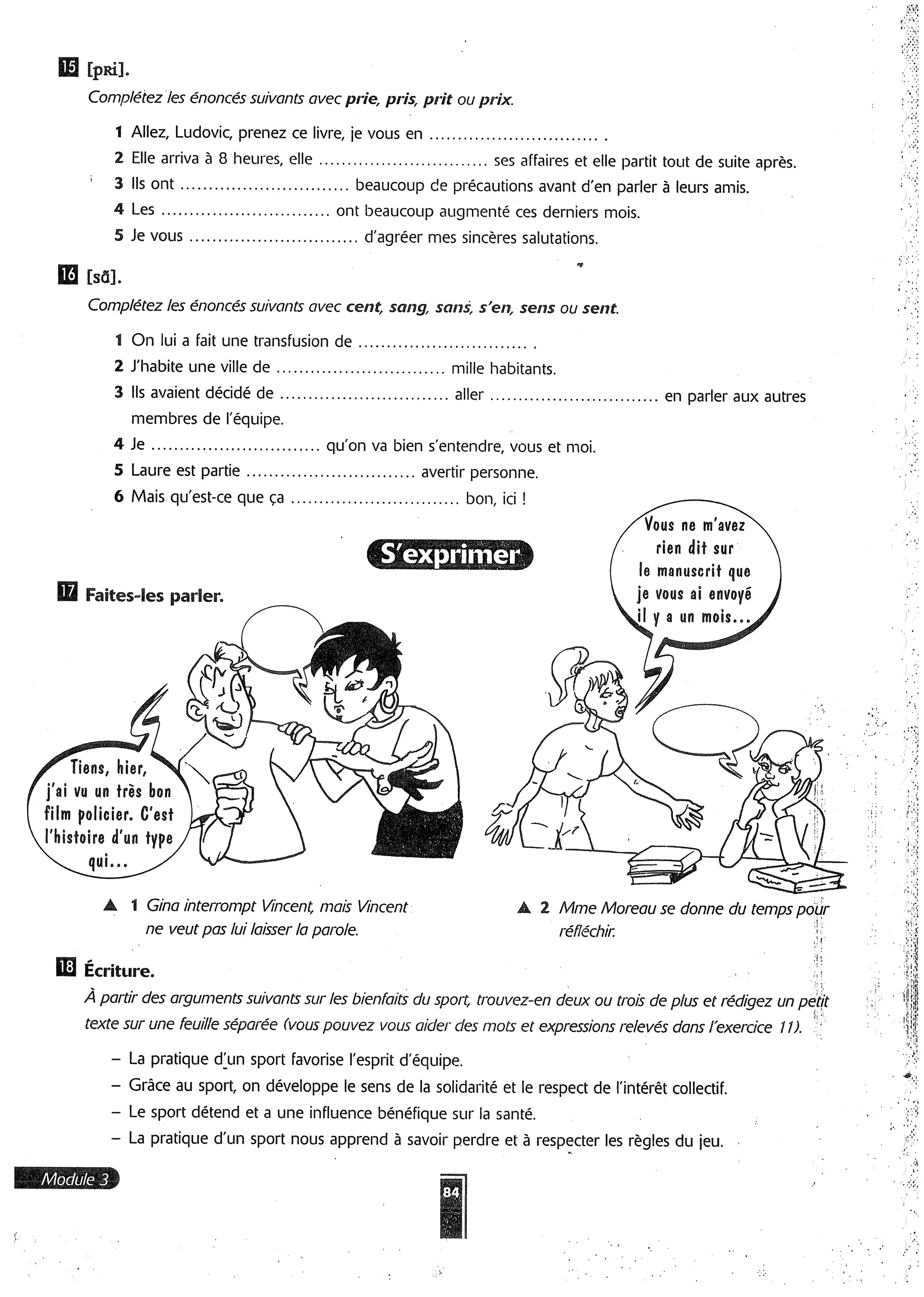 Forum cahier de exercises 2