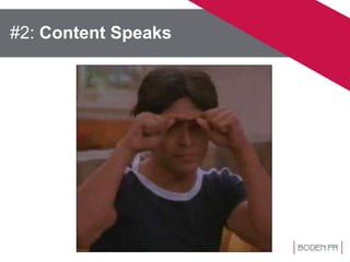 #2: Content Speaks
 