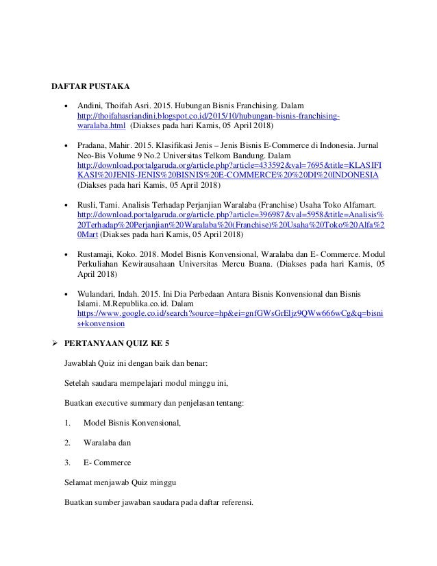 TUGAS KEWIRAUSAHAAN I