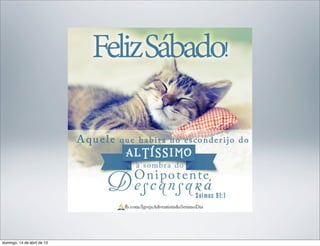 domingo, 14 de abril de 13
 