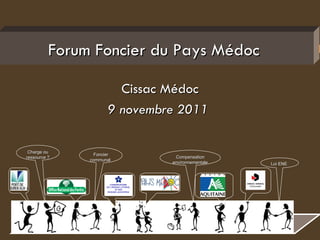 Charge ou ressource ?  Compensation environnementale  Foncier communal  Loi ENE  Forum Foncier du Pays Médoc  Cissac Médoc 9 novembre 2011  