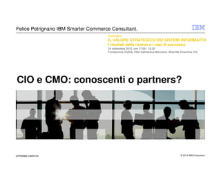 CIO e CMO: conoscenti o partners?