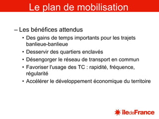 Réseau Arc Express en proche banlieue
