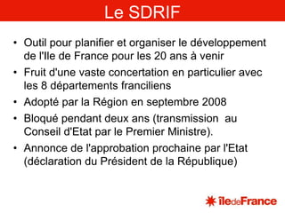 Le Plan de mobilisation pour les transports en commun en Ile de France