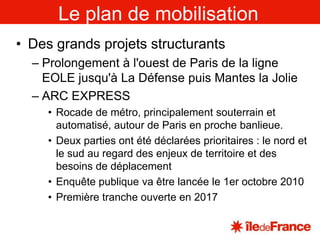 La construction de 60 000 logements par an de manière dense (préservation des espaces naturels et agricoles) près des bassins d'emploi