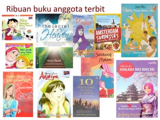 Ribuan	
  buku	
  anggota	
  terbit	
  




                      Helvy	
  Tiana	
  Rosa	
  22/02/2011	
  
 