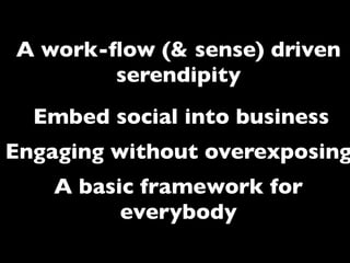 The traditional nature of
          work
 