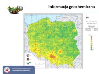 Państwowy Instytut Geologiczny
Państwowy Instytut Badawczy
Informacja geochemiczna
 