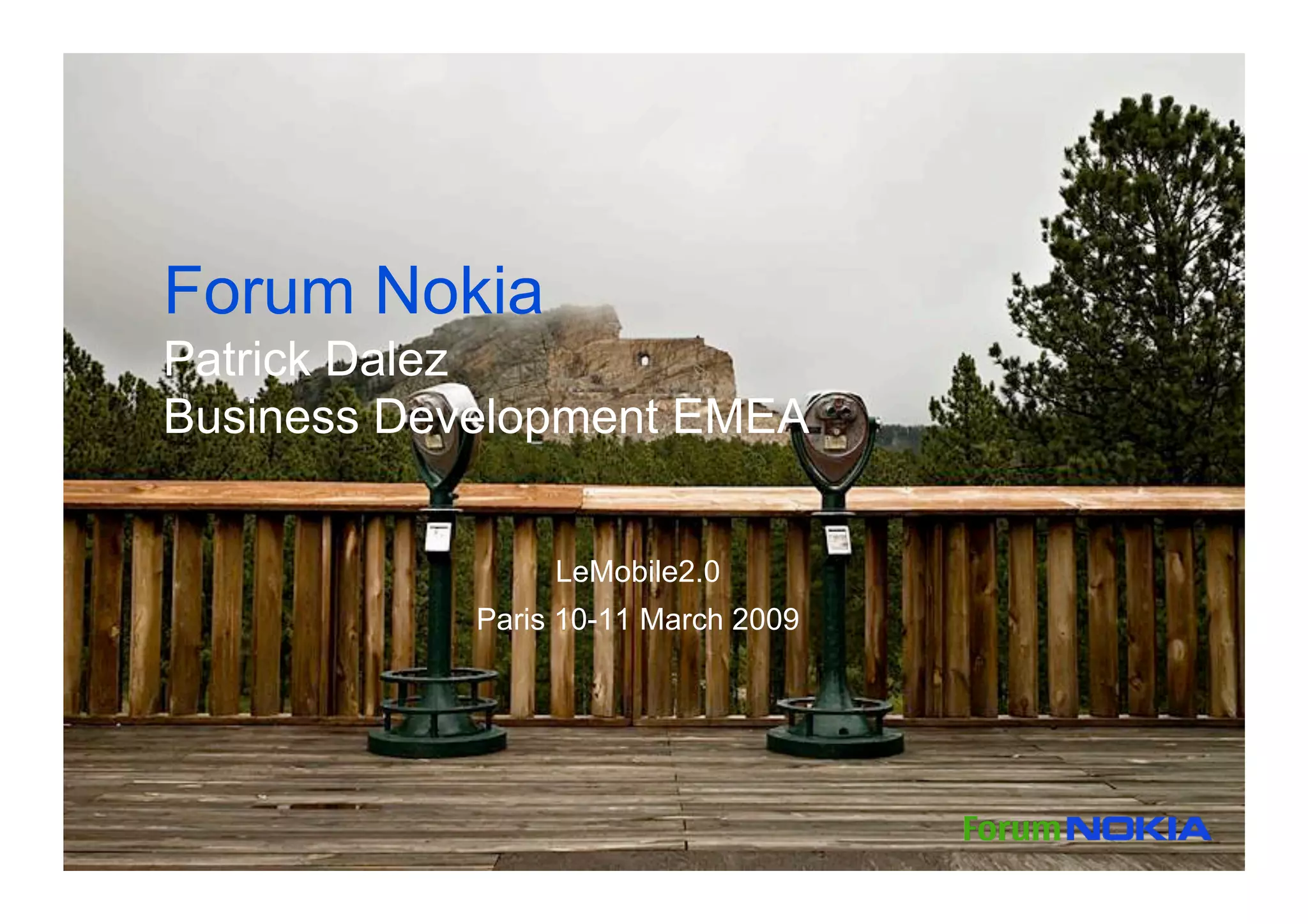 Forum Nokia Le Mobile 2.0 Edition 2009