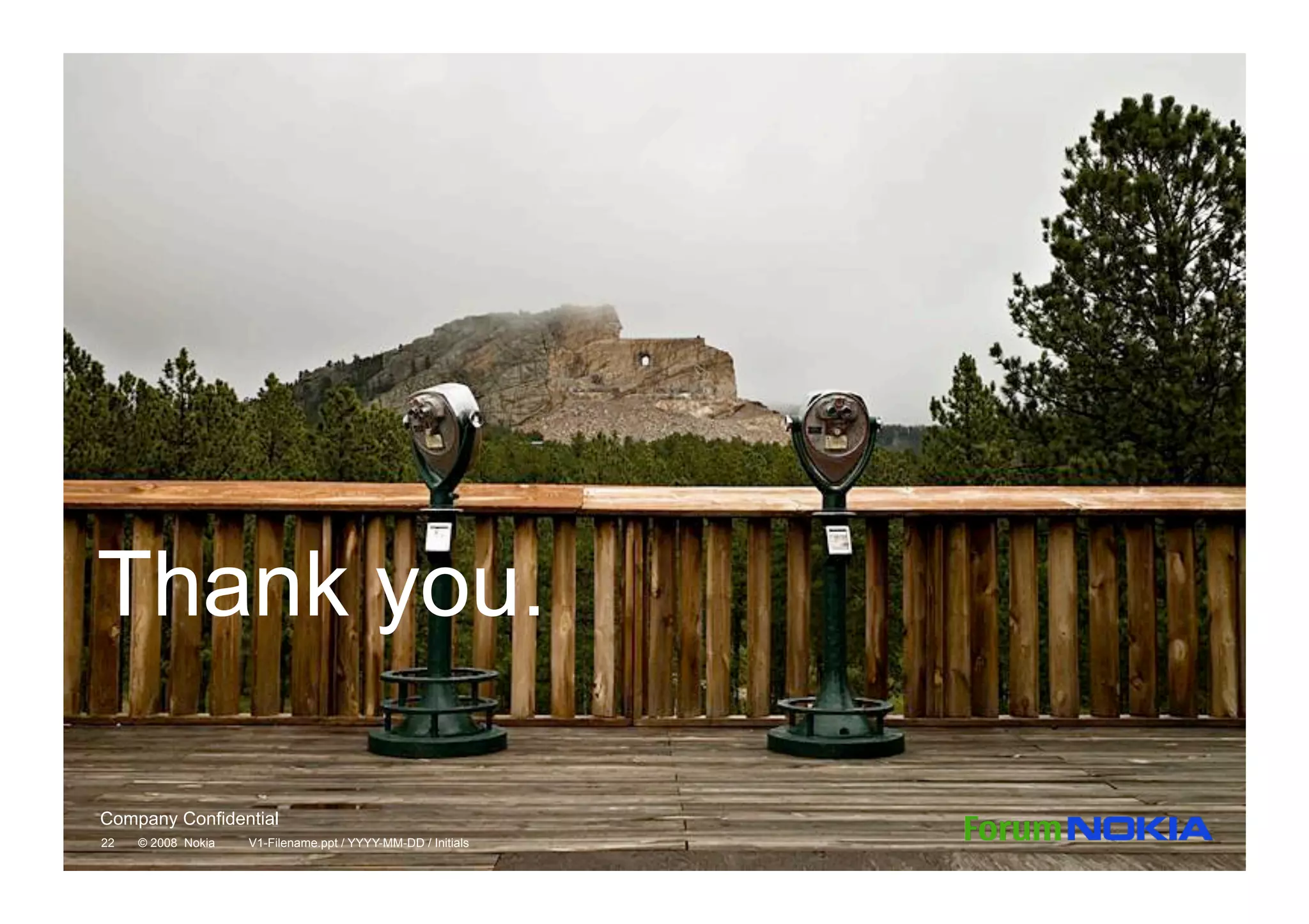 Forum Nokia Le Mobile 2.0 Edition 2009