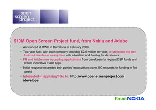 Forum Nokia Le Mobile 2.0 Edition 2009