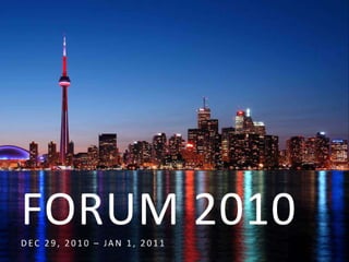 Forum november presenation_revised nov 21