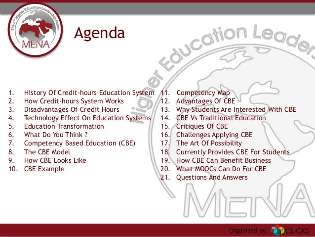 competency based education competency based education