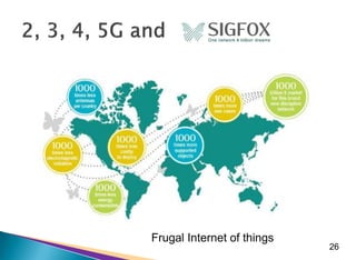 26
Frugal Internet of things
 