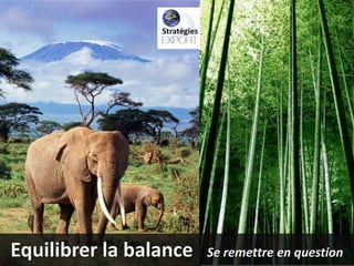 Equilibrer la balance

Se remettre en question

 