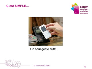 C’est SIMPLE…


                                   1



                                             4




                 Un seul geste suffit.




                   La vie en un seul geste
5 octobre 2010                                   11
 