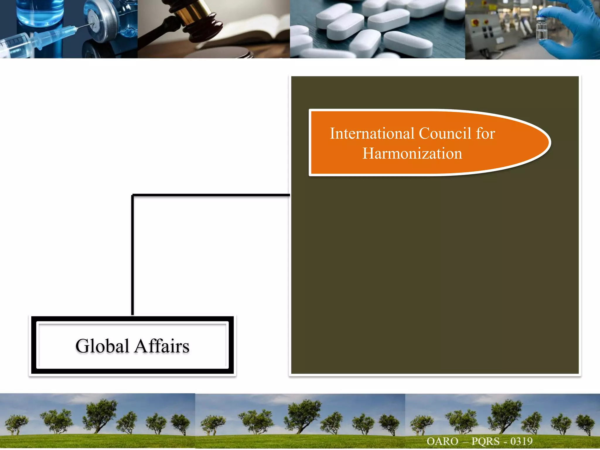 Global Affairs
International Council for
Harmonization
 