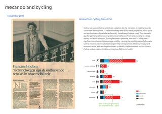 mecanoo and cycling
office mobility
 
