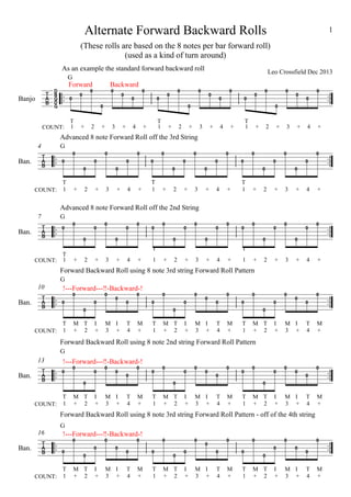 Forward Rall Forward Backward Rolls - alternatives/turnaround | PDF