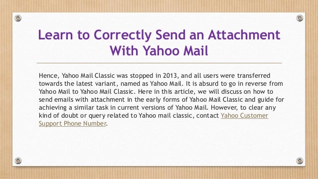 how to attach old email in yahoo