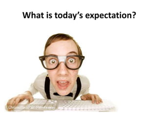 What is today’s expectation?
 