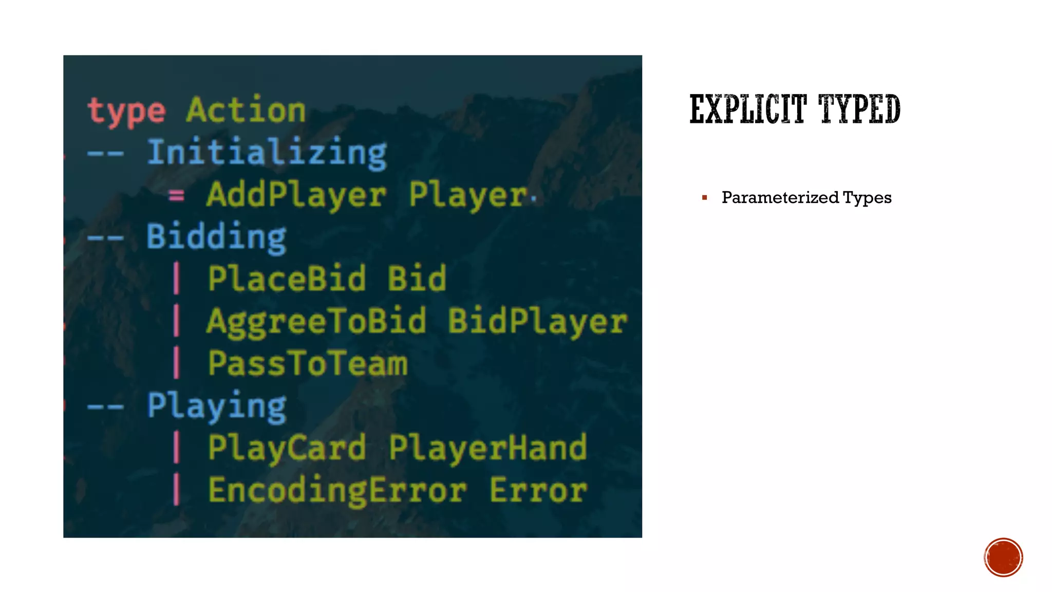 § Parameterized Types
 