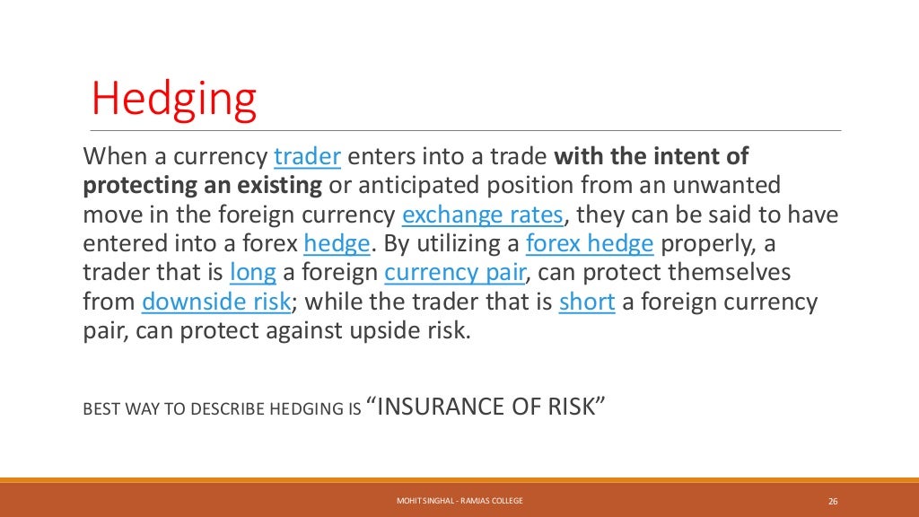Forward market, arbitrage, hedging and speculation