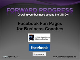 Facebook Fan Pages for Business Coaches  