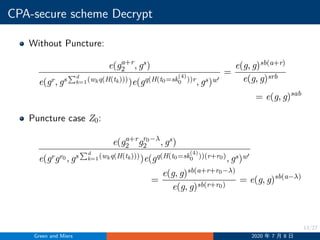 Forward secure asynchronous messaging from puncturable encryption | PDF