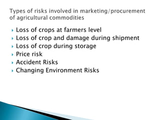 Forward trading and inventory management in agribusiness | PPTX