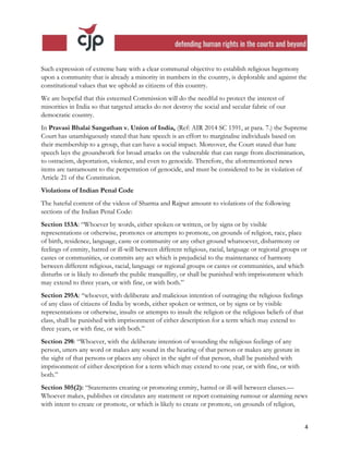 For website 211112 cjp ncm complaint suresh rajput (chairperson) | PDF