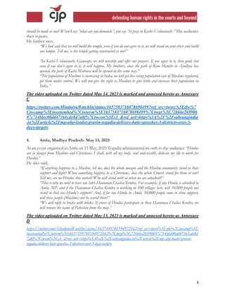 3
should be made or not? When I say “what are you demands”, you say “to pray in Kashi-Vishwanath.” The audience
then repea...
