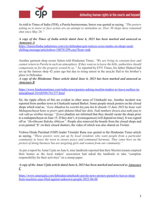 Jitendra Ki Mp3 Xnxx Video - for Website 230616 - CJP NCM Complaint about Uttarkashi hate incidents  exodus.pdf