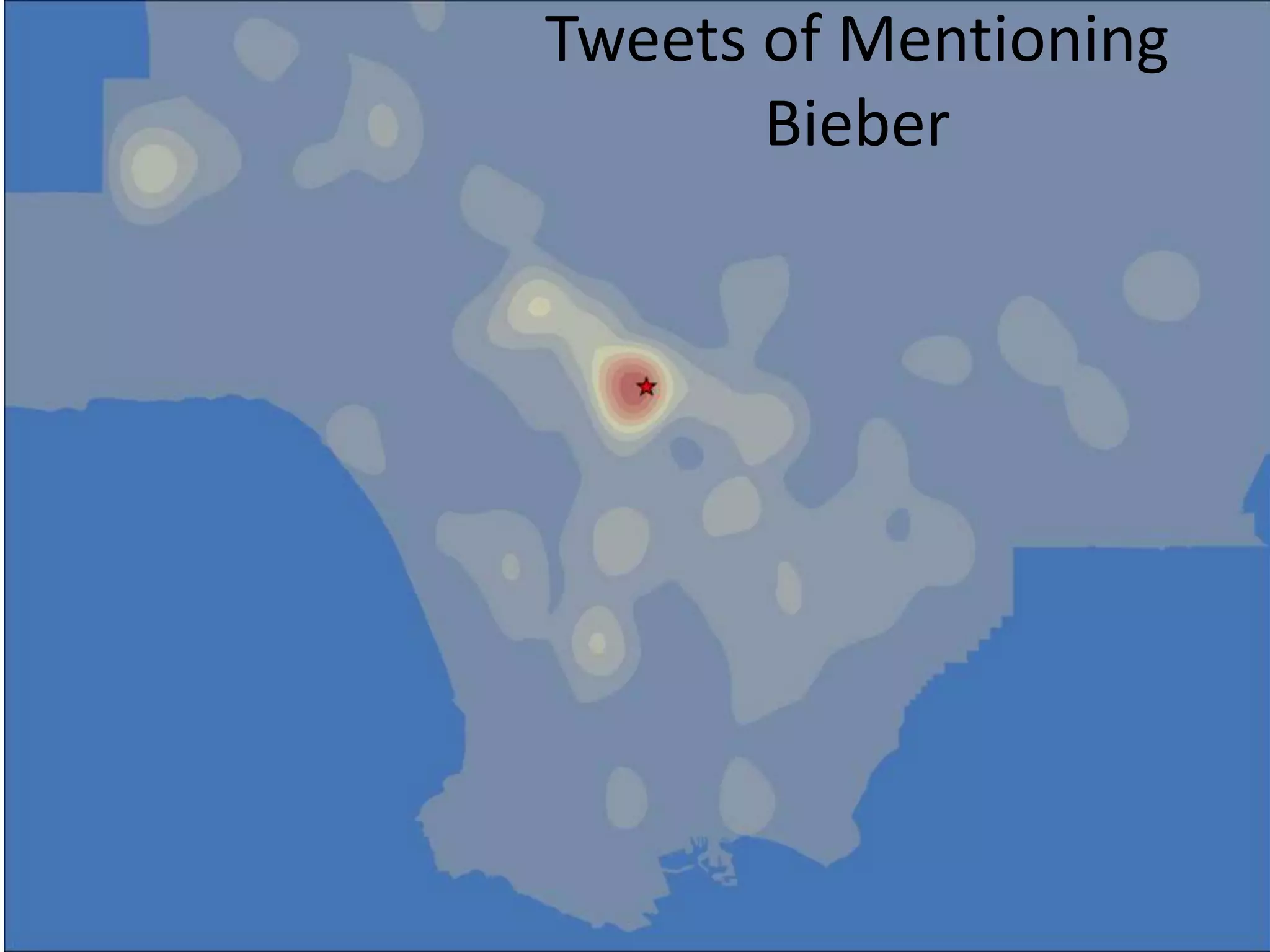 Tweets of Mentioning
Bieber
 