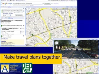 Make travel plans together.
 