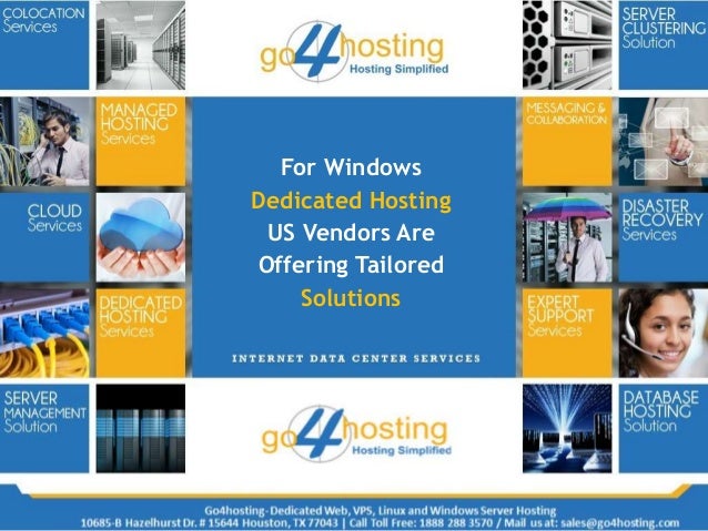For Windows Dedicated Hosting Us Vendors Are Offering Tailored Solut Images, Photos, Reviews