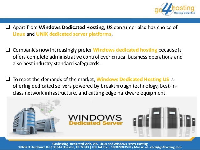For Windows Dedicated Hosting Us Vendors Are Offering Tailored Solut Images, Photos, Reviews