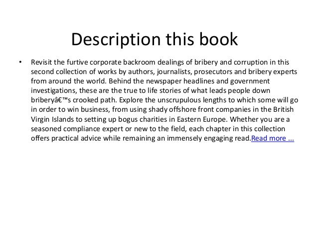 For You How To Pay A Bribe Thinking Like A Criminal To