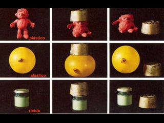 plástico

elástico

ríxido

 