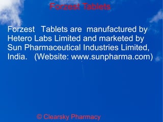 Order Forzest Tadalafil