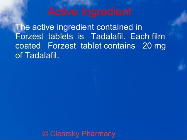 Forzest Tadalafil 20mg