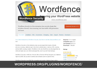 Hardening WordPress - Friends of Search 2014 (WordPress Security)